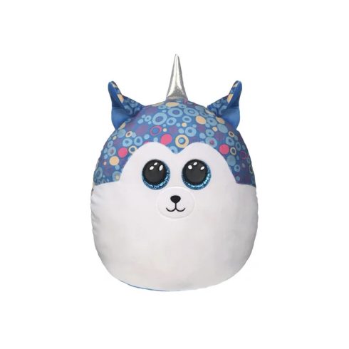 Ty Squishy Beanies párna alakú plüss figura HELENA, 30 cm - kék husky kétféle