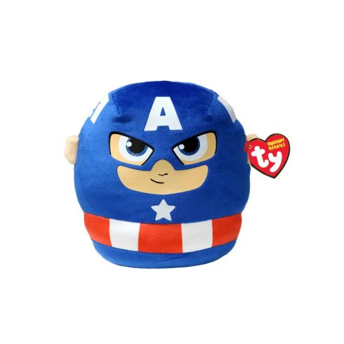 Ty Squishy Beanies párna alakú plüss figura Marvel CAPTAIN AMERICA, 22 cm