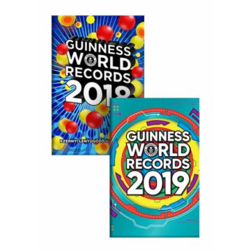 : Guinness World Records 2019 és 2018 - könyvcsomag