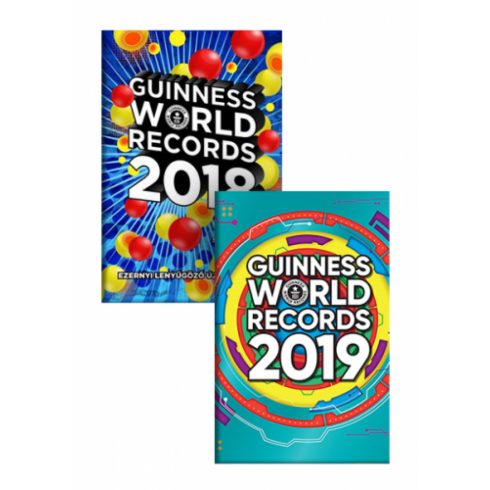 : Guinness World Records 2019 és 2018 - könyvcsomag