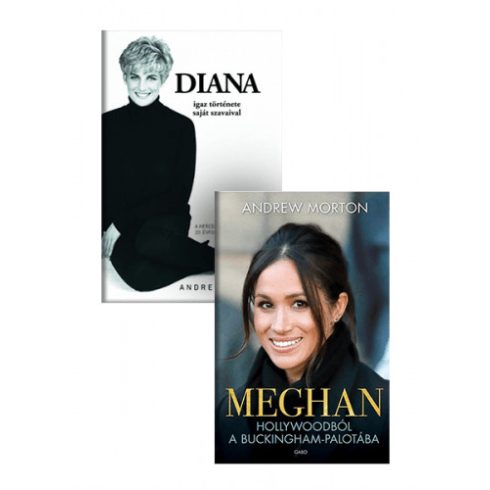 Andrew Morton: Andrew Morton: Diana igaz története + Meghan - könyvcsomag