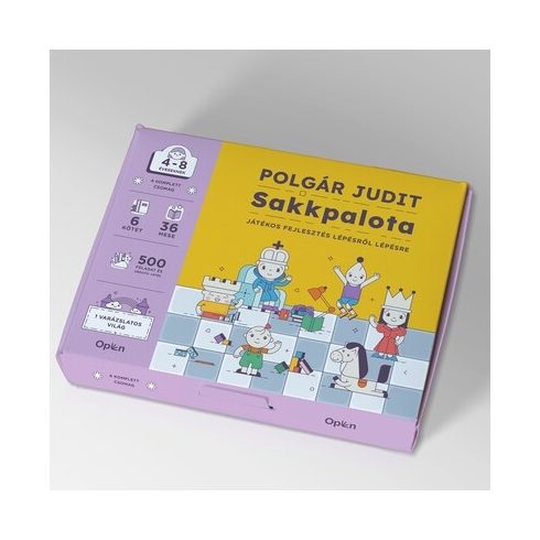 Polgár Judit: Polgár Judit: Sakkpalota – A komplett csomag - Játékos fejlesztés lépésről lépésre