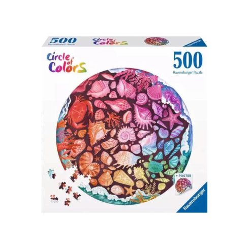 Puzzle 500 db kör - Kagylók