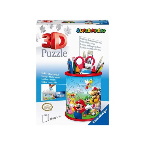 Ravensburger Puzzle 3D 54 db Ceruzatartó Super Mario