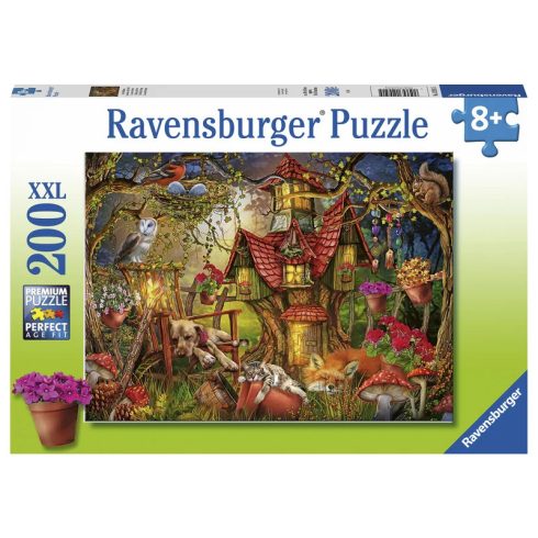 Ravensburger Puzzle 200 db - Erdei házikó