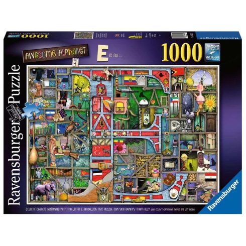 Ravensburger: Puzzle 1 000 db - Varázslatos ABC E