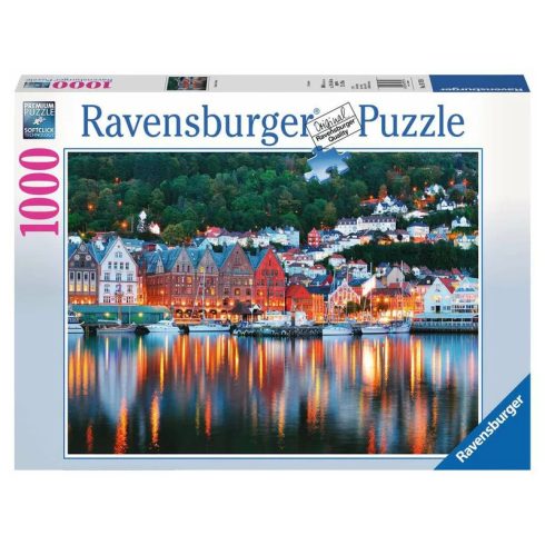 Ravensburger: Puzzle 1000 db - Bergen, Norvégia