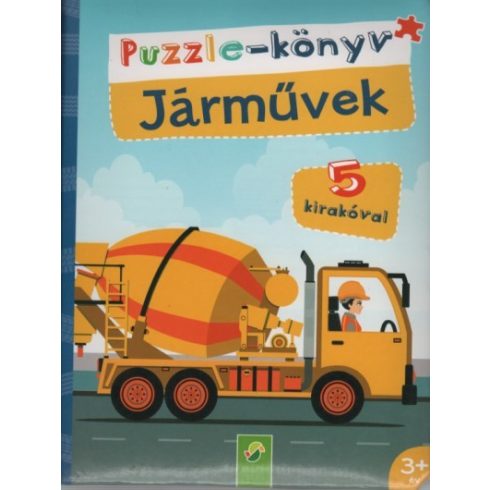 Puzzle-Könyv: Puzzle-könyv: Járművek - 5 kirakóval