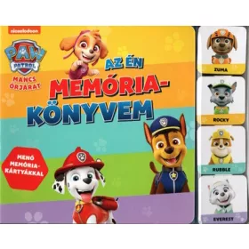   Memóriakönyv: Mancs Őrjárat: Az én memóriakönyvem - Menő memóriakártyákkal