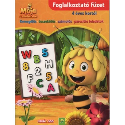 Foglalkoztató: Maja a méhecske: Foglalkoztató füzet - 4 éves kortól