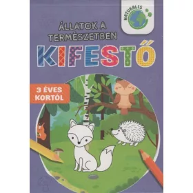   Kifestő: Állatok a természetben kifestő - 3 éves kortól