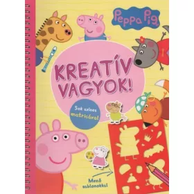   Foglalkoztató: Peppa Malac: Kreatív vagyok! - Sok színes matricával
