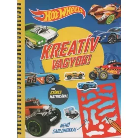   Foglalkoztató: Hot Wheels: Kreatív vagyok! - Sok színes matricával
