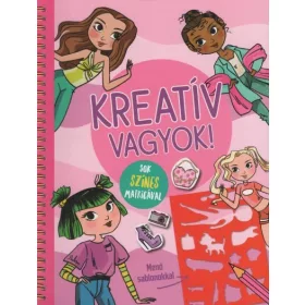   Foglalkoztató: Kreatív vagyok! - Sok színes matricával (divat)