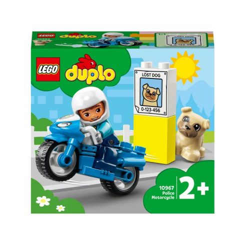 LEGO DUPLO Town 10967 Rendõrségi motorkerékpár