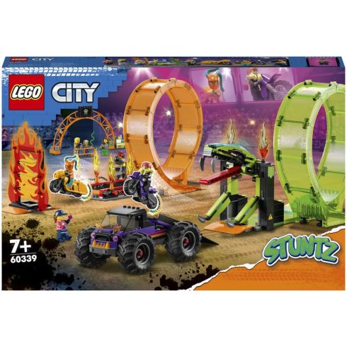 LEGO City Stuntz 60339 Kaszkadõr aréna dupla hurokkal