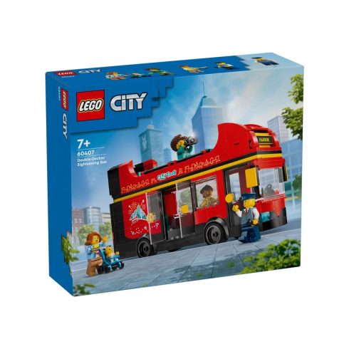 LEGO City 60407 Piros emeletes turistabusz