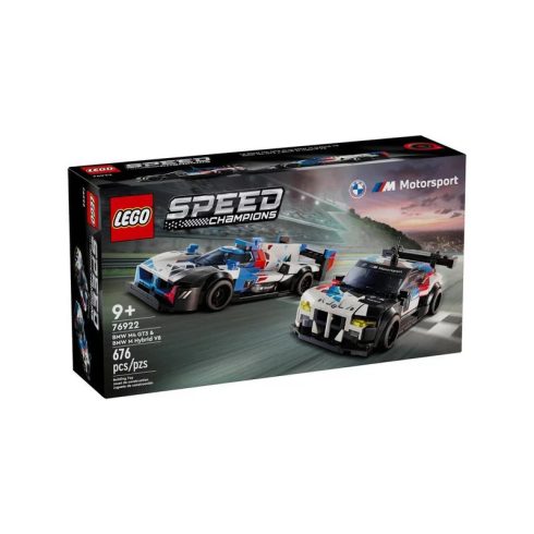 LEGO Speed Champion 76922 Bmw M4 Gt3 & Bmw M Hybrid V8 Versenyautók