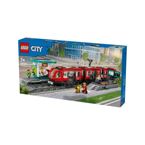 LEGO City 60423 Belvárosi villamos és megálló