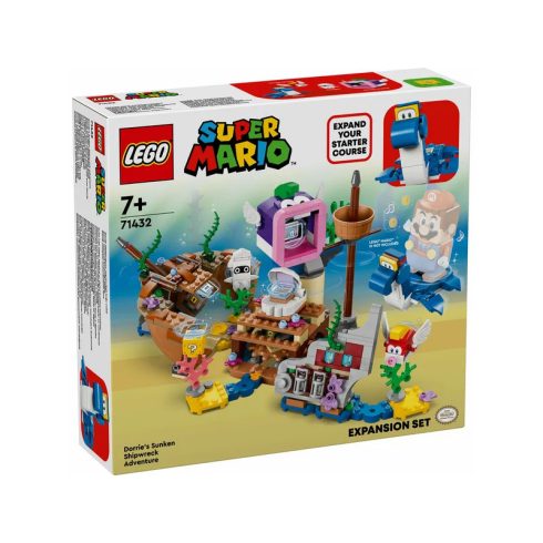 LEGO Super Mario 71432 Dorrie elsüllyedt hajóroncs kalandjai kiegészítõ szett