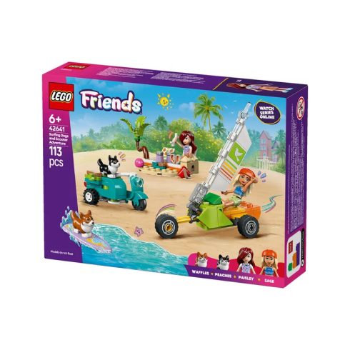 LEGO Friends 42641 Szörfözõ kutyák és robogós kalandok