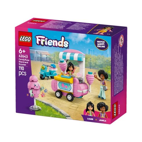 LEGO Friends 42643 Vattacukorárus pult és robogó