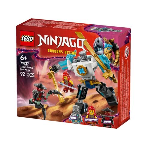 LEGO NINJAGO 71827 Zane harci robotöltözéke