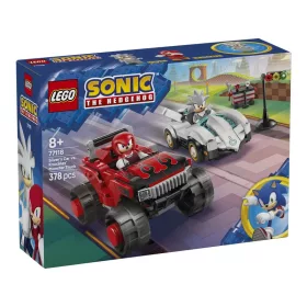   LEGO Sonic 77118 Silver autója knuckles monster truckja ellen