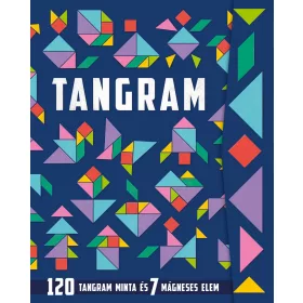TANGRAM - KÉK - 120 TANGRAM MINTA ÉS 7 MÁGNESES ELEM