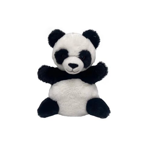 Plüss kesztyûbáb, 27 cm - panda