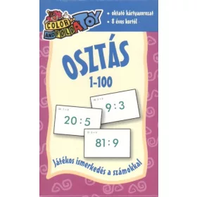 Kártya: Osztás 1 - 100 /Oktató kártyasorozat