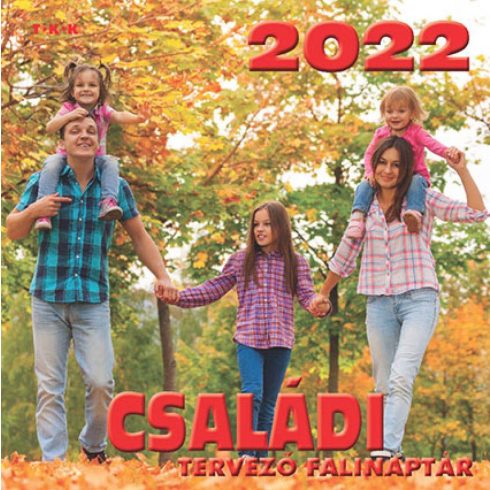 Családi tervező falinaptár 2022