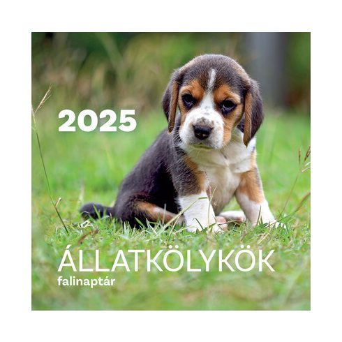 Naptár: Állatkölykök falinaptár 2025