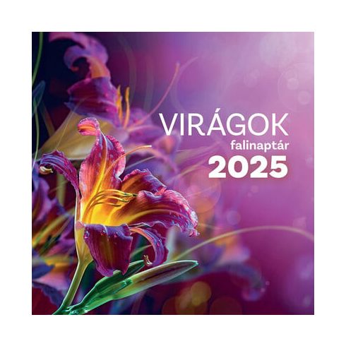 Naptár: Virágok falinaptár 2025