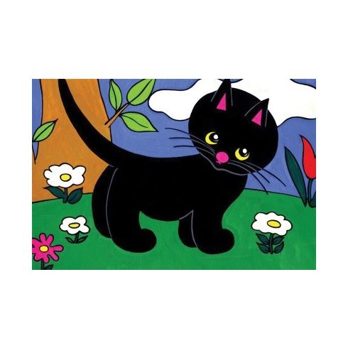 Diafilm: Cikicakk, a fekete cica /Diafilm