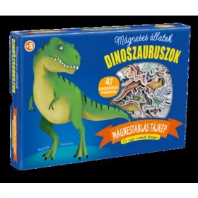   Napraforgó: Mágneses állatok: Dinoszauruszok - Mágnestáblás tájkép