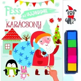   Foglalkoztató és szinezőkönyv: Karácsony - Fess az ujjaddal §K