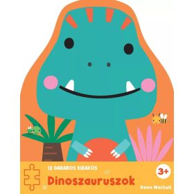 12 darabos kirakós - Dinoszauruszok