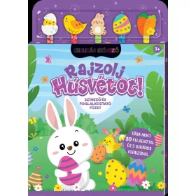 Foglalkoztató: Ceruzás kifestő - Rajzolj húsvétot! §H