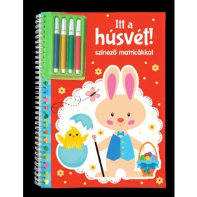 Itt a húsvét - Színező matricákkal és filctollal §H
