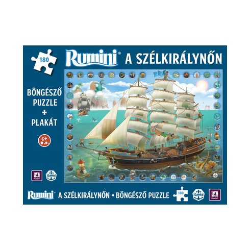 Berg Judit: Rumini - A szélkirálynőn /Böngésző puzzle + plakát