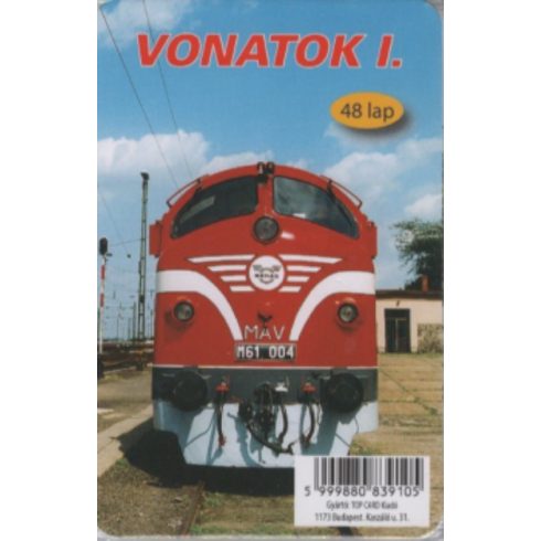 Kártya: Vonatok I. - 48 lapos kártya