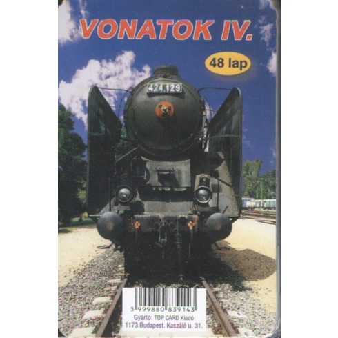 Kártya: Vonatok IV. - 48 lapos kártya