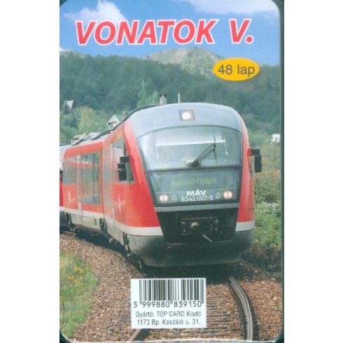 Kártya: Vonatok V. - 48 lapos kártya