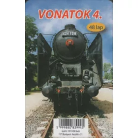 Kártya: Vonatok 4. - 48 lapos kártya (új kiadás)