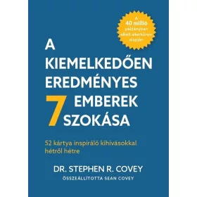   Dr. Stephen R. Covey: A kiemelkedően eredményes emberek 7 szokása - kártyacsomag - 52 kártya inspiráló kihívásokkal hétről hétre