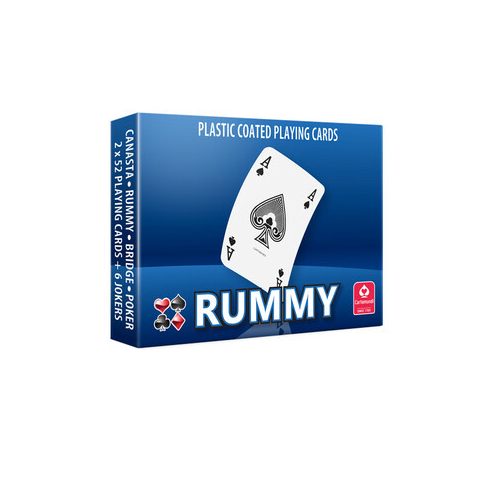 Kártya: Rummy, dupla römi kártya, 110 lap