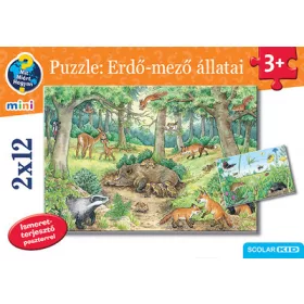 Puzzle: Puzzle: Erdők-mezők állatai