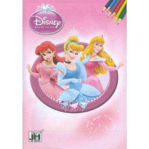 : Disney Hercegnők - A5 színező