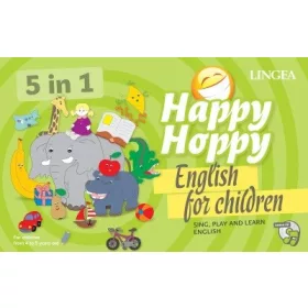   Társasjáték: Happy Hoppy társasjáték - Sing, Play and Learn English /English for Children